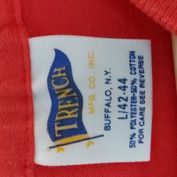 Vintage 1980s  San Francisco 49ers T Shirt.  Red Single Stitch Size Large - Picture 3 of 7